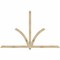 Ekena Millwork Redmond Rough Sawn Timber Gable Bracket, Douglas Fir, 108"W x 68"H x 2"D x 4"F, 15/12 Pitch GBW108X68X0204RED00RDF - alternate 1